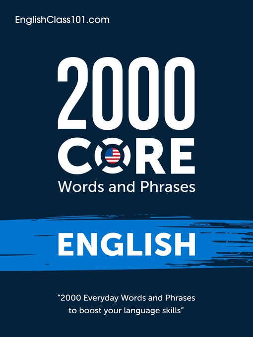 Title details for 2000 Core Words and Phrases: English by Innovative Language Learning, LLC - Available